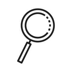 Magnifying Glass Icon for Search and Exploration