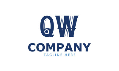 QW Q qw initial logo | initial based abstract modern minimal creative logo, vector template image. luxury logotype logo, real estate homie logo. typography logo. initials logo