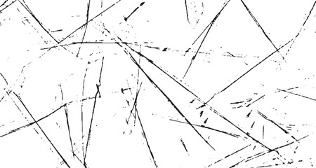 Scratched and Cracked Grunge Urban Background Texture Vector. Dust Overlay Distress Grainy Grungy Effect. Distressed Backdrop Vector Illustration. Isolated Black on White Background. EPS 10.
