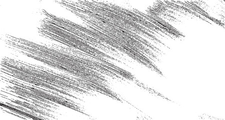 Vector brush sroke texture. Distressed uneven grunge background. Abstract distressed vector illustration. Overlay over any design to create interesting effect and depth. Black isolated on white. EPS10