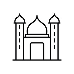Mosque Vector icon
