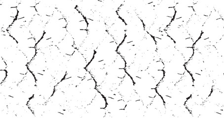 Naklejka premium Rough black and white texture vector. Distressed overlay texture. Grunge background. Abstract textured effect. Vector Illustration. Black isolated on white background. EPS10