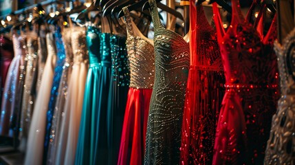 A photo of holiday party dresses