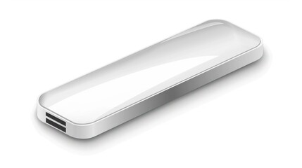 Modern Portable Electronic Device with Sleek Design and Ventilation Slots