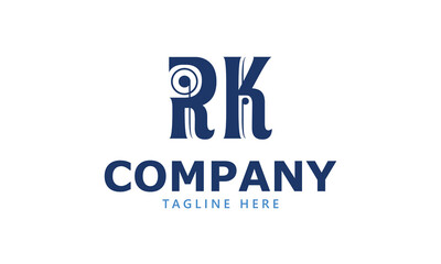 RK R rk initial logo | initial based abstract modern minimal creative logo, vector template image. luxury logotype logo, real estate homie logo. typography logo. initials logo