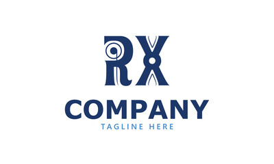 RX R rx initial logo | initial based abstract modern minimal creative logo, vector template image. luxury logotype logo, real estate homie logo. typography logo. initials logo