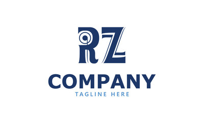 RZ R rz initial logo | initial based abstract modern minimal creative logo, vector template image. luxury logotype logo, real estate homie logo. typography logo. initials logo