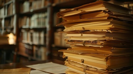 Fototapeta premium A photo of legal documents