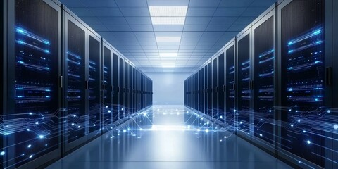 Fototapeta premium Exploring the Benefits of Cloud Computing for Modern Enterprises 