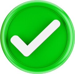 ICONE CERTO EM 3D PARA COMPOR.