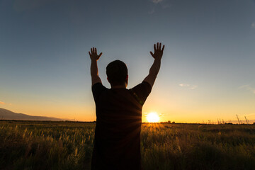 Fototapeta premium Going Towards the Light: A Spiritual Journey