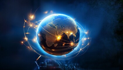 Obraz premium earth in the space