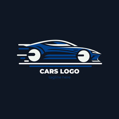 Creative car logo stylish automotive branding high-speed vehicle emblem modern sports car design luxury auto business identity professional transport icon elegant auto dealership symbol premium vector