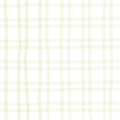 Sage Green Plaid Gingham Hand Drawn Background Pattern Overlay
