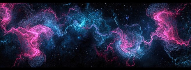 Fototapeta premium Cosmic Nebulae Flow