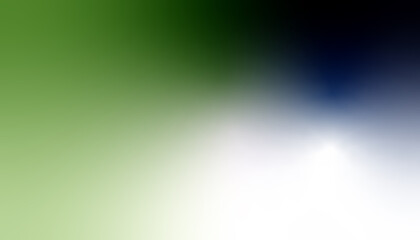 Soft Abstract Gradient with White, Blue, and Green Color Blending