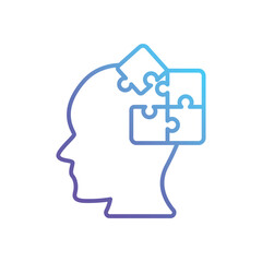 Thinking Solution  Vector icon