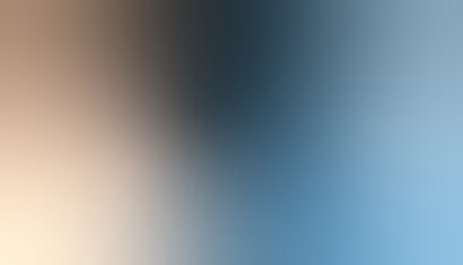 Minimalist Beige to Blue Gradient Background with Soft Blurred Effect