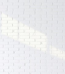 Fototapeta premium Clean, bright white ceramic brick tile wall with subtle texture, wall, texture