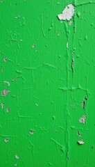 Obraz premium Close-up of a textured, scraped green surface showing paint chips and uneven texture, background, wallpaper, distressed