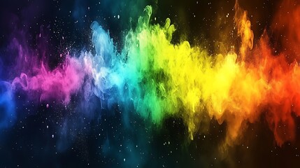Fototapeta premium Colorful Nebula Space Background