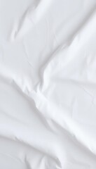 Crisp, subtly textured white cotton sheet background, pale, abstract