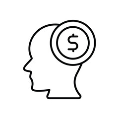 Investors Mind Vector icon