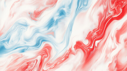 Obraz premium Acrylic paint texture swirling and mixing in a marble pattern