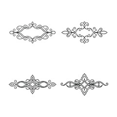 vintage floral frame