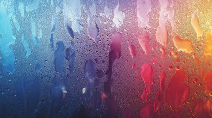 A mesmerizing abstract representation of grainy, colorful iridescent frosted glass texture, showcasing rainbow hues and metallic pearlescent qualities, symbolizing modern beauty and transformation.

