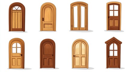 Wooden door designs, interior exterior options, home improvement
