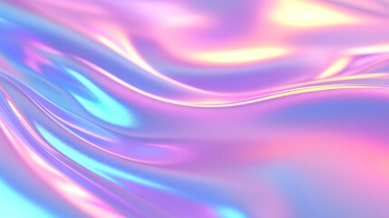 A mesmerizing abstract representation of grainy, colorful iridescent frosted glass texture, showcasing rainbow hues and metallic pearlescent qualities, symbolizing modern beauty and transformation.

