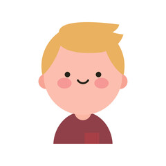 Charming Kawaii Style Male Avatar Icon
