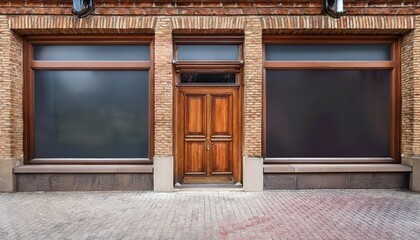 old wooden door with a window