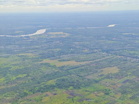 view from the plane