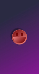 smile icon for phone wallpaper