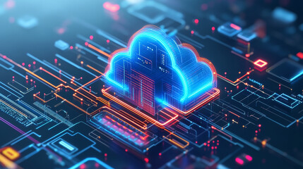 Cloud Computing & Cybersecurity: 3D Digital Data Center Technology


