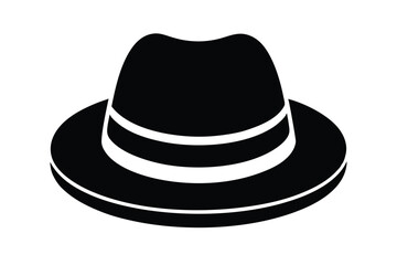 homburg hat vector icon.eps