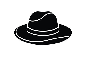 black hat vector illustration