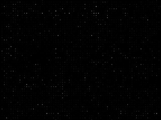 Subtle background of tiny white dots on a black grid.  Creates a textured, starry night effect. Simple, elegant design for various applications.