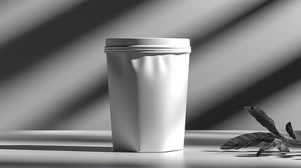 White Cup Mockup