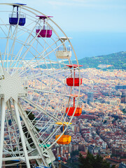 View of Barcelona from Tibidabo