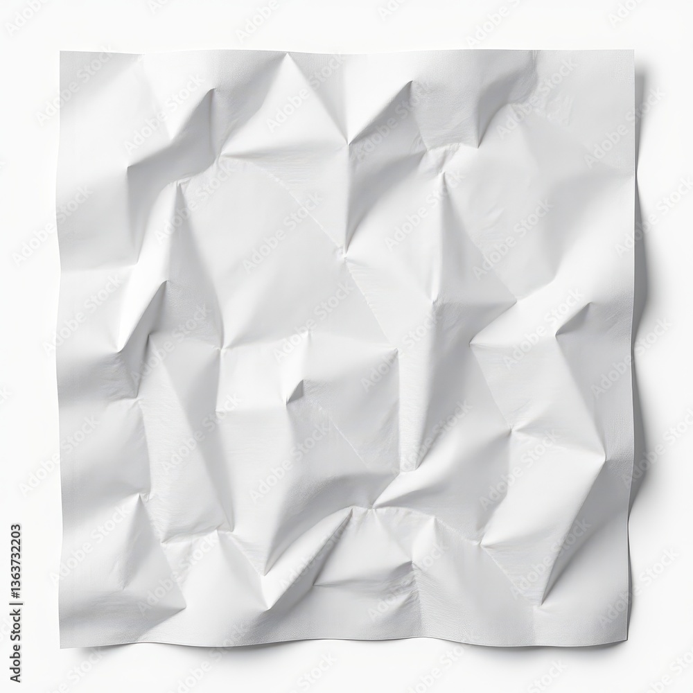 Poster uniquely textured white paper on a simple background perfect for artistic captures. a piece of white