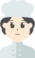 여자 캐릭터 여자 상반신