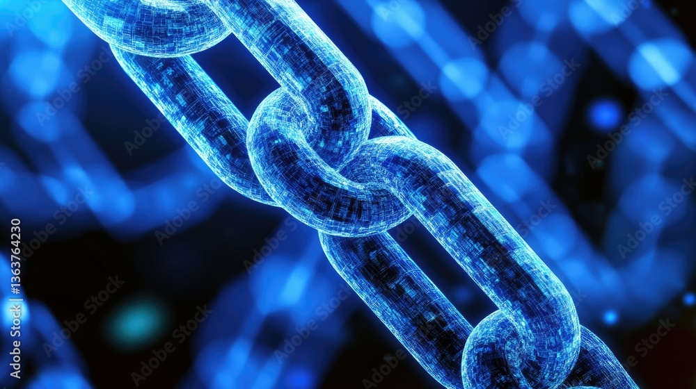 Poster next-gen blockchain ai integration with smart contract automation, secure crypto wallets, and decent