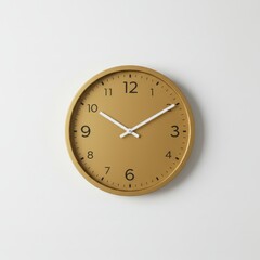 clock on a white background