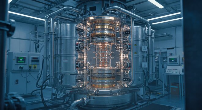 Quantum Computing Machine in Research Laboratory