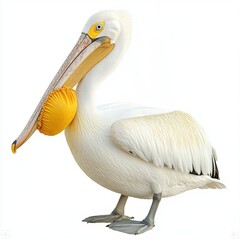Majestic White Pelican Bird