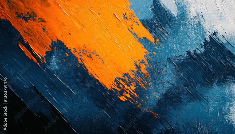 Aufkleber vivid brush stroke background with bold colors and dynamic textures perfect for modern design projec
