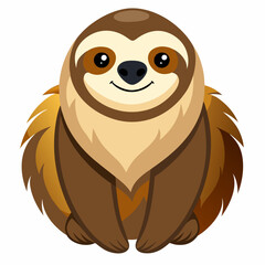 A cute cartoon owl and hedgehog illustration with a funny smile, capturing wild nature and animal character art